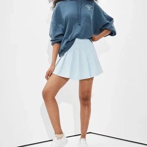 American Eagle size 00 women’s blue pleated skirt